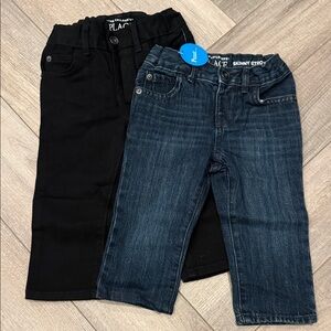 The Children's Place Black and Blue Toddler Jeans